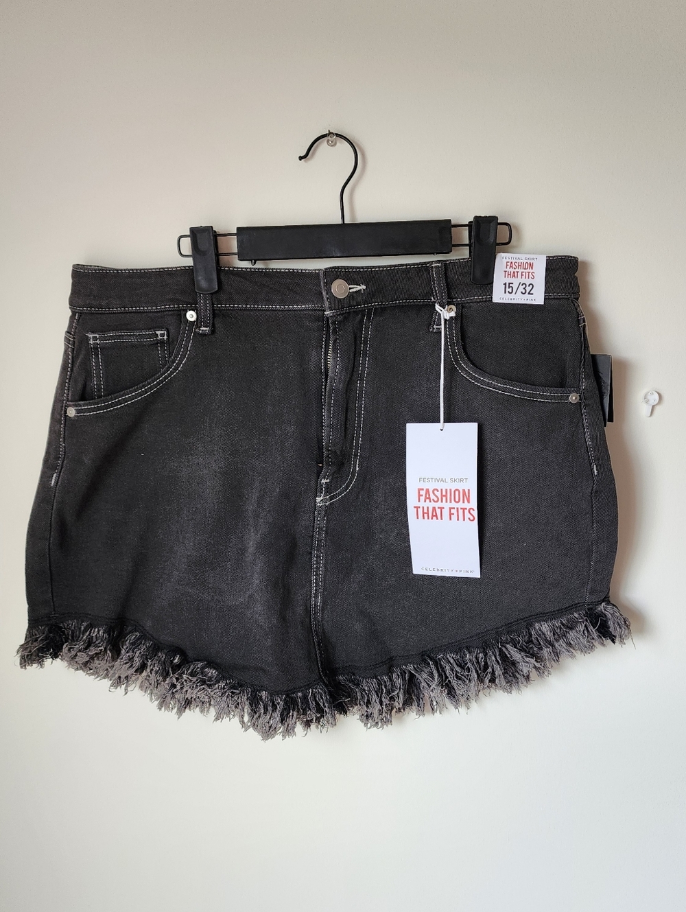 Frayed Festival skirt